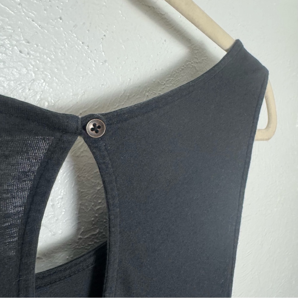 Pact French Black Organic Cotton Linen Jumpsuit - Picture 10 of 13